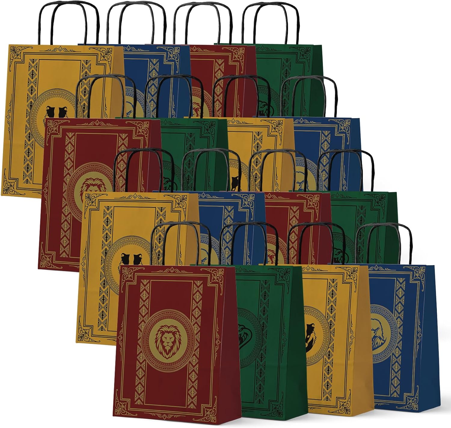 Top Hubsch Magical Wizard – Bolsas de regalo para fiestas, 24 bolsas de regalo para niños y niñas, decoración de fiesta, mago, escuela, bolsas de