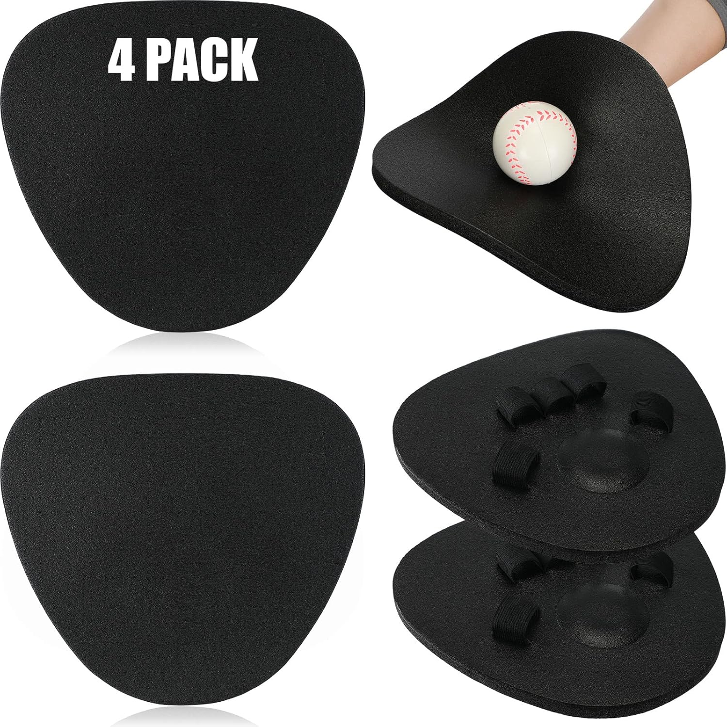 Guantes de entrenamiento de béisbol, guantes de entrenamiento de campo de espuma, guantes de entrenamiento de campo de béisbol para manos rápidas,