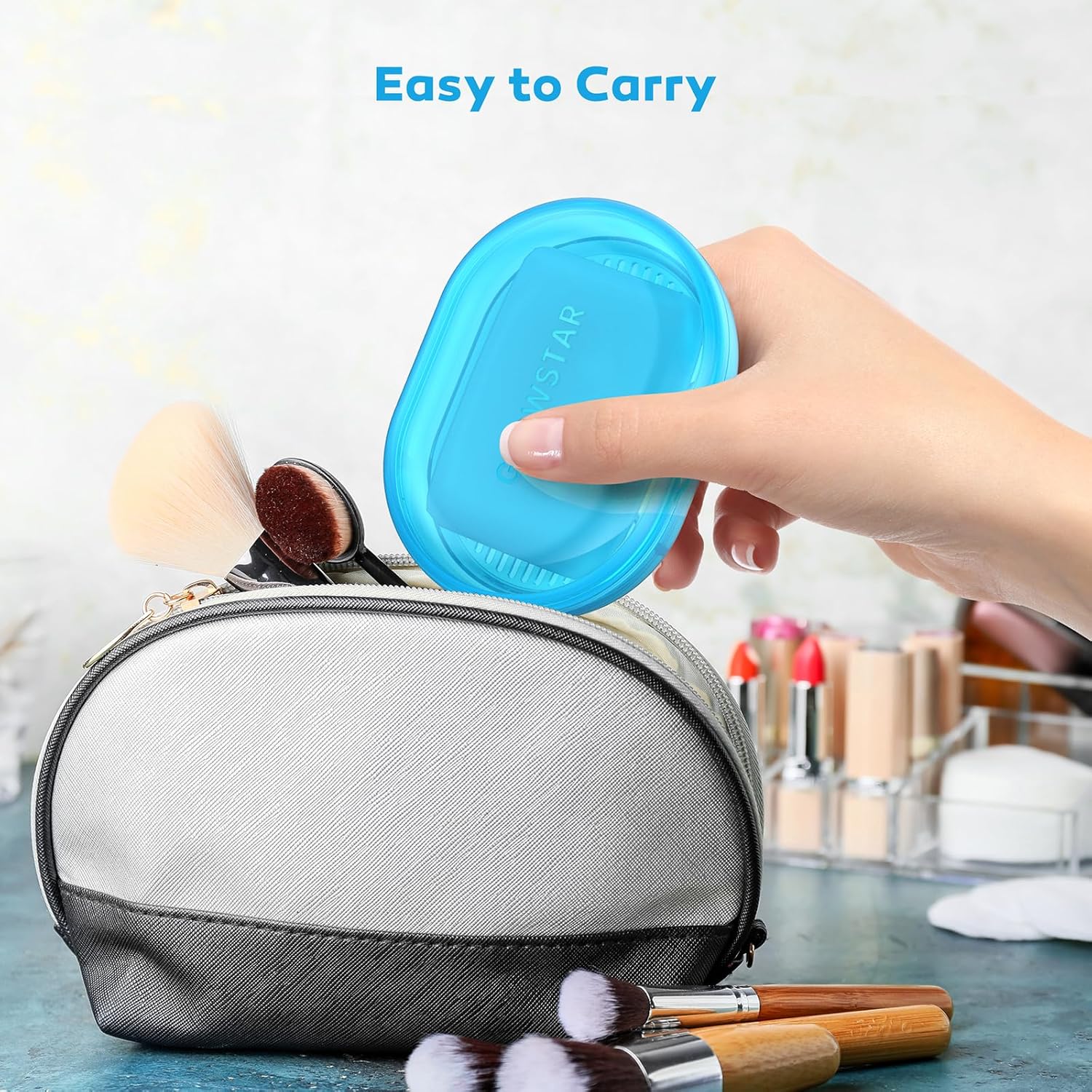 Paquete de 4 soportes transparentes para jabón, contenedor de jabón de viaje, jabonera portátil con tapa, funda de jabón a prueba de fugas para