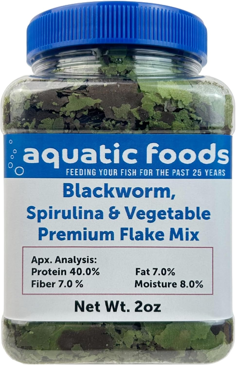 Mezcla de escamas de gusano negro y vegetal-espirulina al 45% para cíclidos, disco, para todos los peces tropicales de la comunidad. Copos de