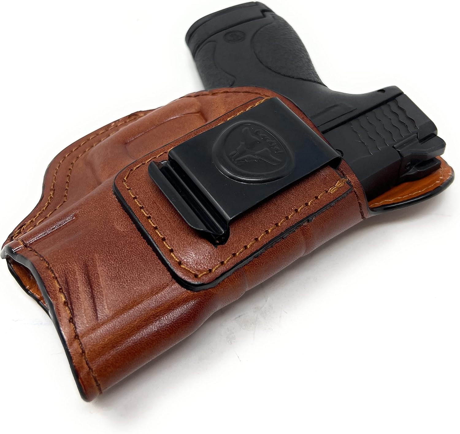 Cardini Leather USA – Funda de piel ultrasuave para pistola IWB – Fundas de transporte ocultas – para Glock 26, 27, 33, Springfield XD 3 Sub