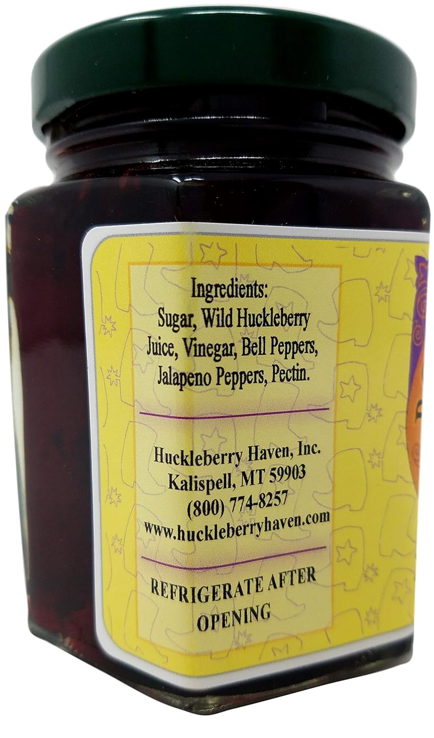 Jalea de pimiento picante Wild Huckleberry, 8 onzas, fabricada en Estados Unidos