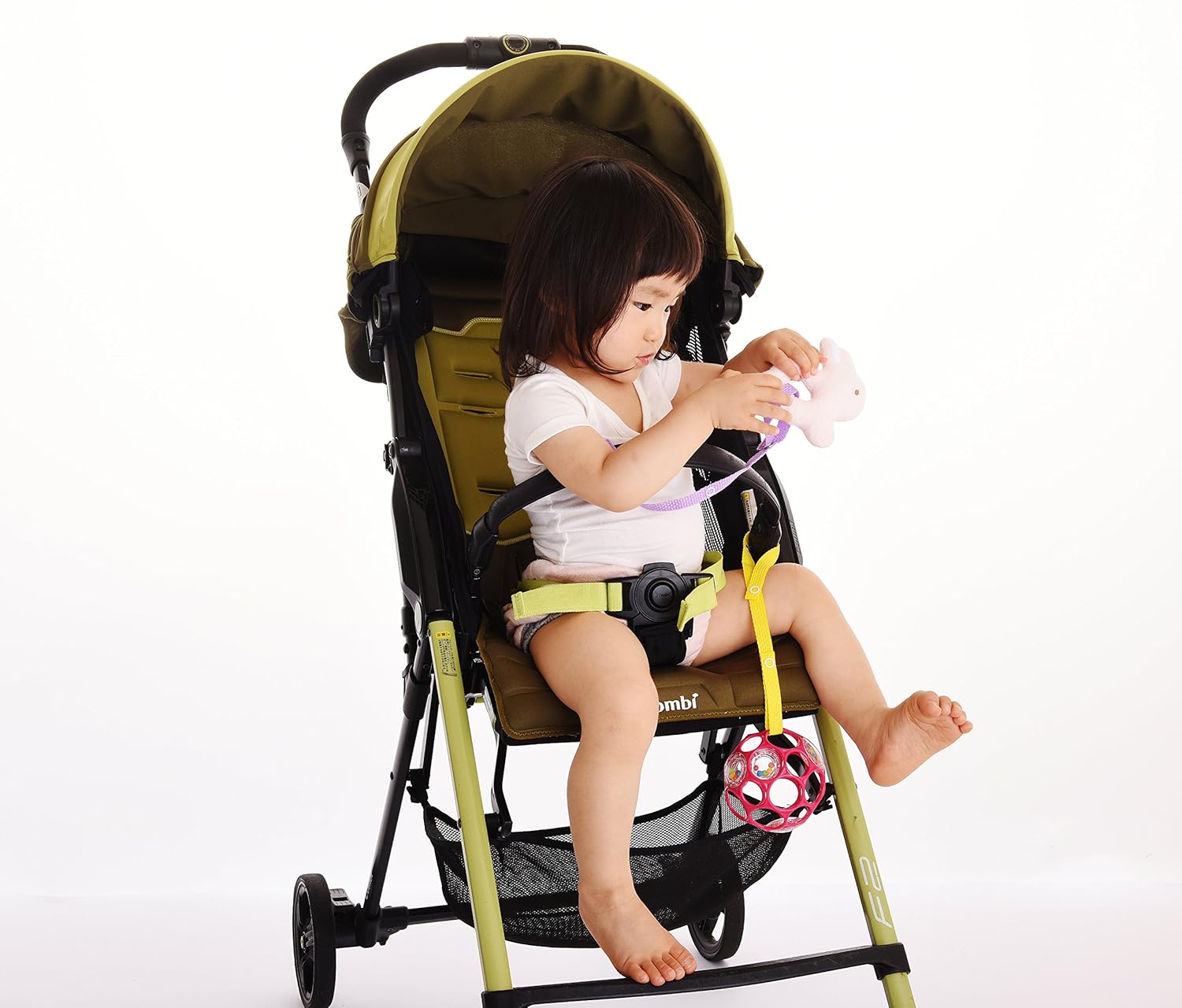 Baby Buddy Secure-A-Toy, la correa de seguridad asegura juguetes, mordedores o chupetes a cochecitos, sillas altas, asientos de automóvil, longitud