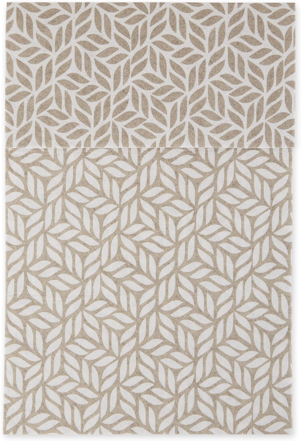 DII Colección de revestimientos para refrigerador, no adhesivos, se pueden cortar para adaptar su tamaño, 12 x 24pulgadas, diseño de hoja abstracta