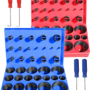 bylikeho 826pcs O Ring Assortment Kit,Nitrile Rubber O Ring Kit with 4 Pick & Hook,Car Accessories Universal SAE and Metric O-Rings Kit in 32 bylikeho 826pcs O Ring Assortment Kit,Nitrile Rubber O Ring Kit with 4 Pick & Hook,Car Accessories Universal SAE and Metric O-Rings Kit in 32