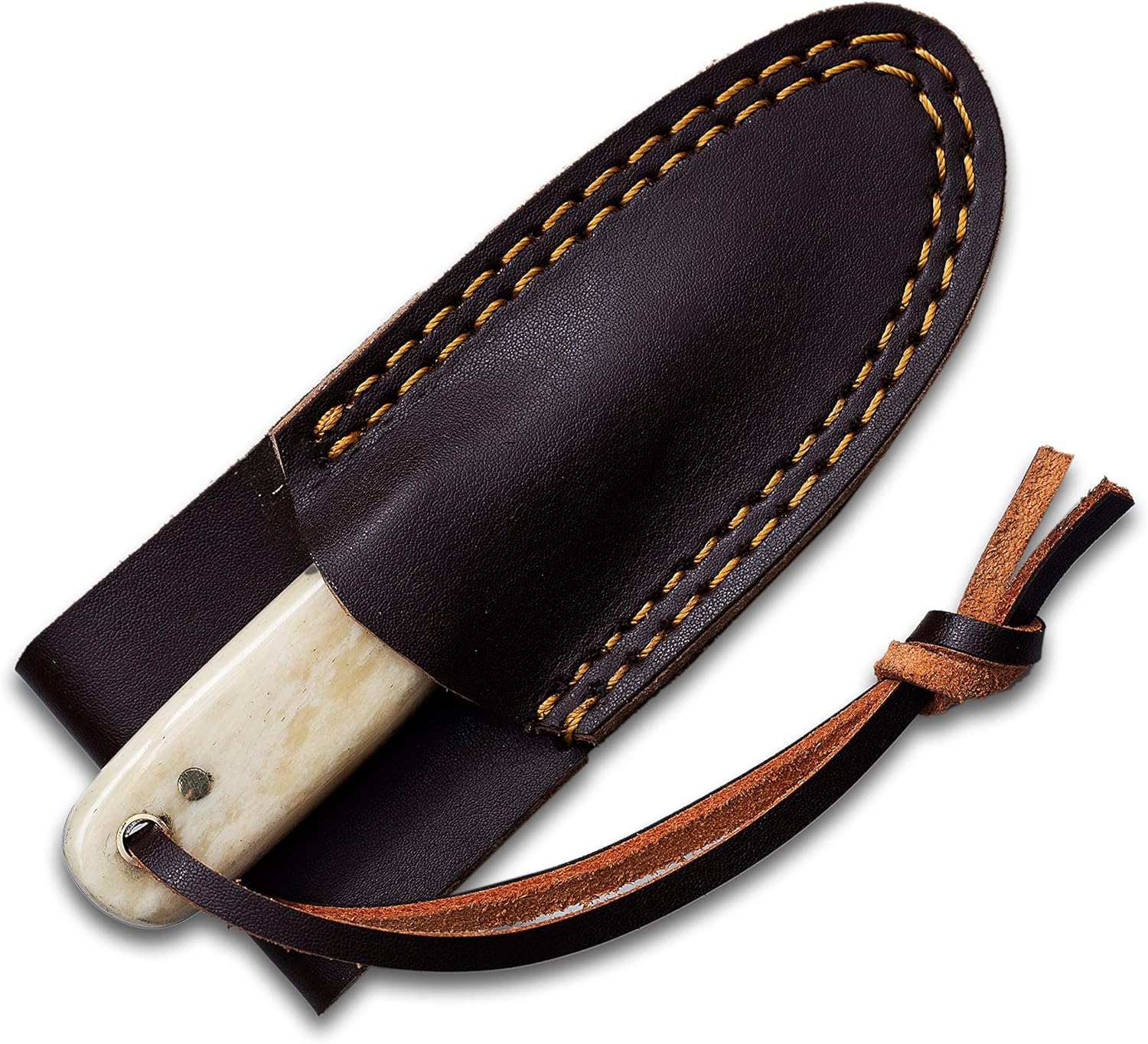 MEDIEVAL SUPPLIES Cuchillo EDC de acero de Damasco de 4.5 pulgadas, hoja fija mini para desollar, supervivencia, camping y entusiastas del aire