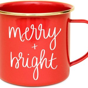 Sweet Water Decor  Taza de café navideña con frases, de acero galvanizado, 18fl oz (532.32 ml), taza de café festiva para mujeres, compañeros de Sweet Water Decor  Taza de café navideña con frases, de acero galvanizado, 18fl oz (532.32 ml), taza de café festiva para mujeres, compañeros de