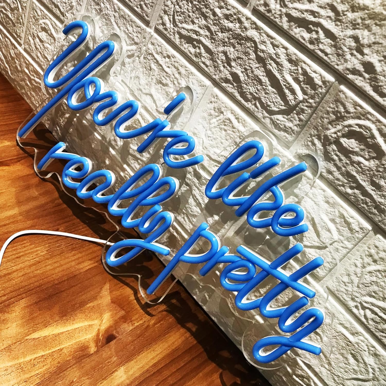 Letrero de neón con regulador de intensidad con regulador de intensidad para decoración de pared, luz LED hecha a mano para el hogar, dormitorio,