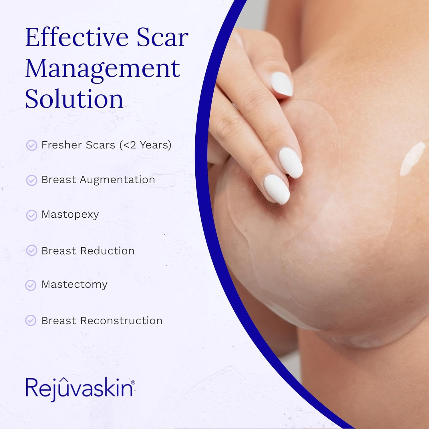 Terapia de silicona para cicatrices Scar Fx, 1 pieza de pecho