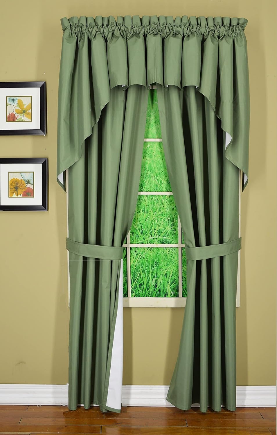 Today’s Curtain Horizonte – Botín térmico opaco, color salvia