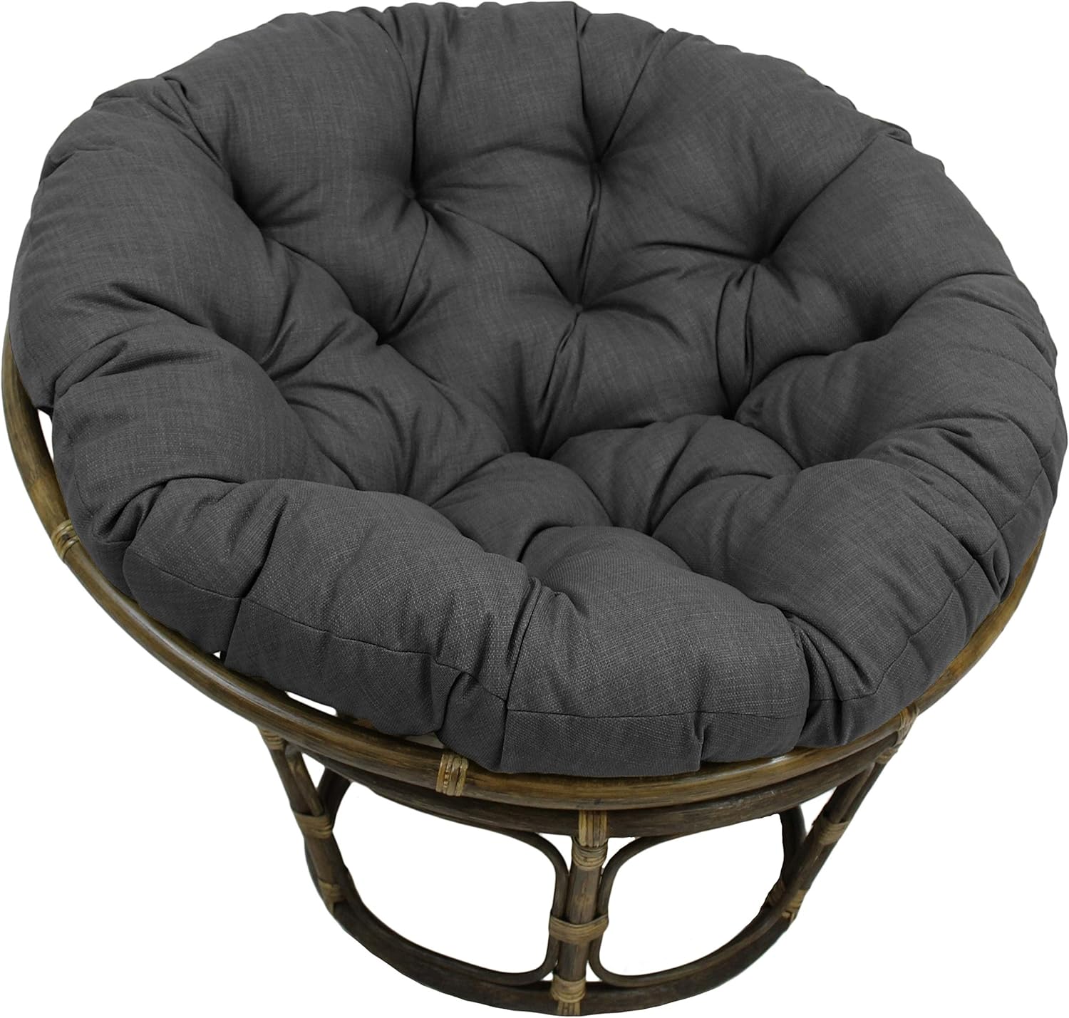 Cojín Papasan de 52 pulgadas para interiores y exteriores (solo cojín) Cool Grey Specialty