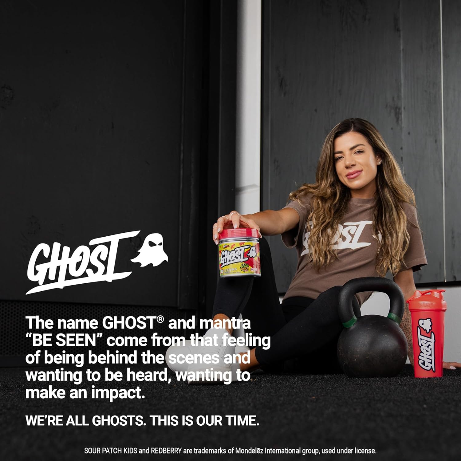 GHOST Legend V3 – Polvo de preentrenamiento, Sour Patch Kids Redberry – 30 porciones – Pre-entrenamiento para hombres y mujeres con cafeína,