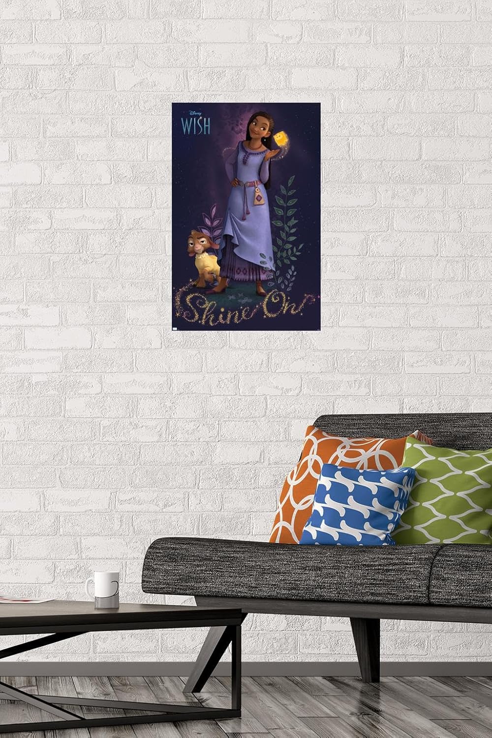 Trends International Disney Wish – Póster de pared Asha, 14.72 x 22.37 pulgadas, versión premium sin marco