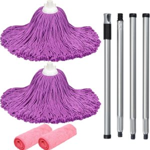 Matthew – Repuesto de trapeador de microfibra compatible con recambio de trapeador de tela de microfibra, repuesto de trapeador giratorio de acero Matthew – Repuesto de trapeador de microfibra compatible con recambio de trapeador de tela de microfibra, repuesto de trapeador giratorio de acero