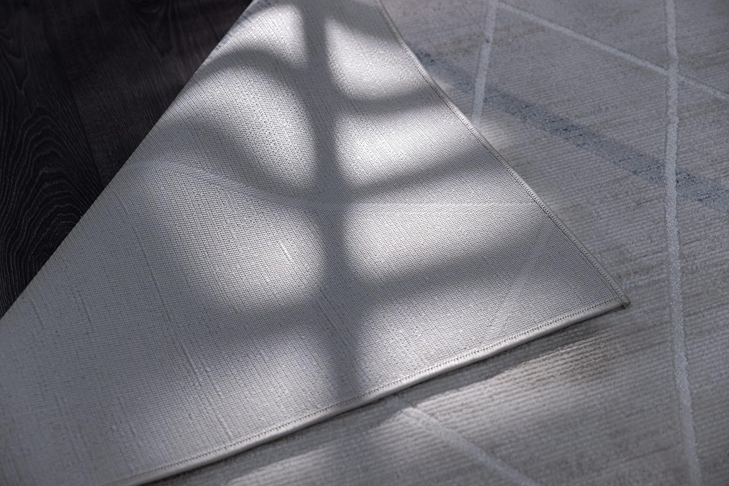 CAMILSON Alfombras modernas de lujo con diamantes abstractos de 5 x 7 pies, suave, resistente a las manchas, fácil limpieza, no desprende pelo, para