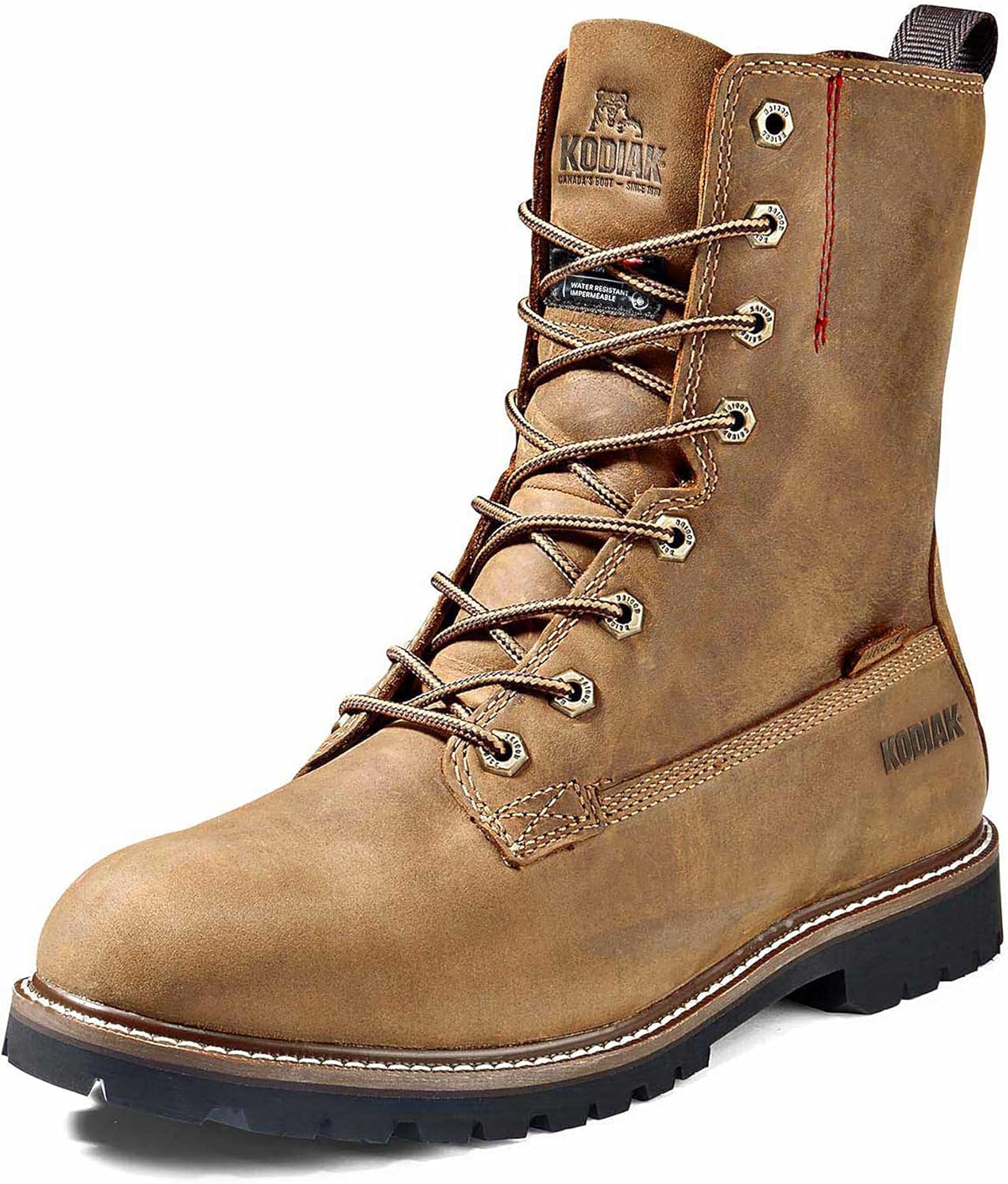 Kodiak Botas industriales impermeables McKinney de 8 pulgadas para hombre
