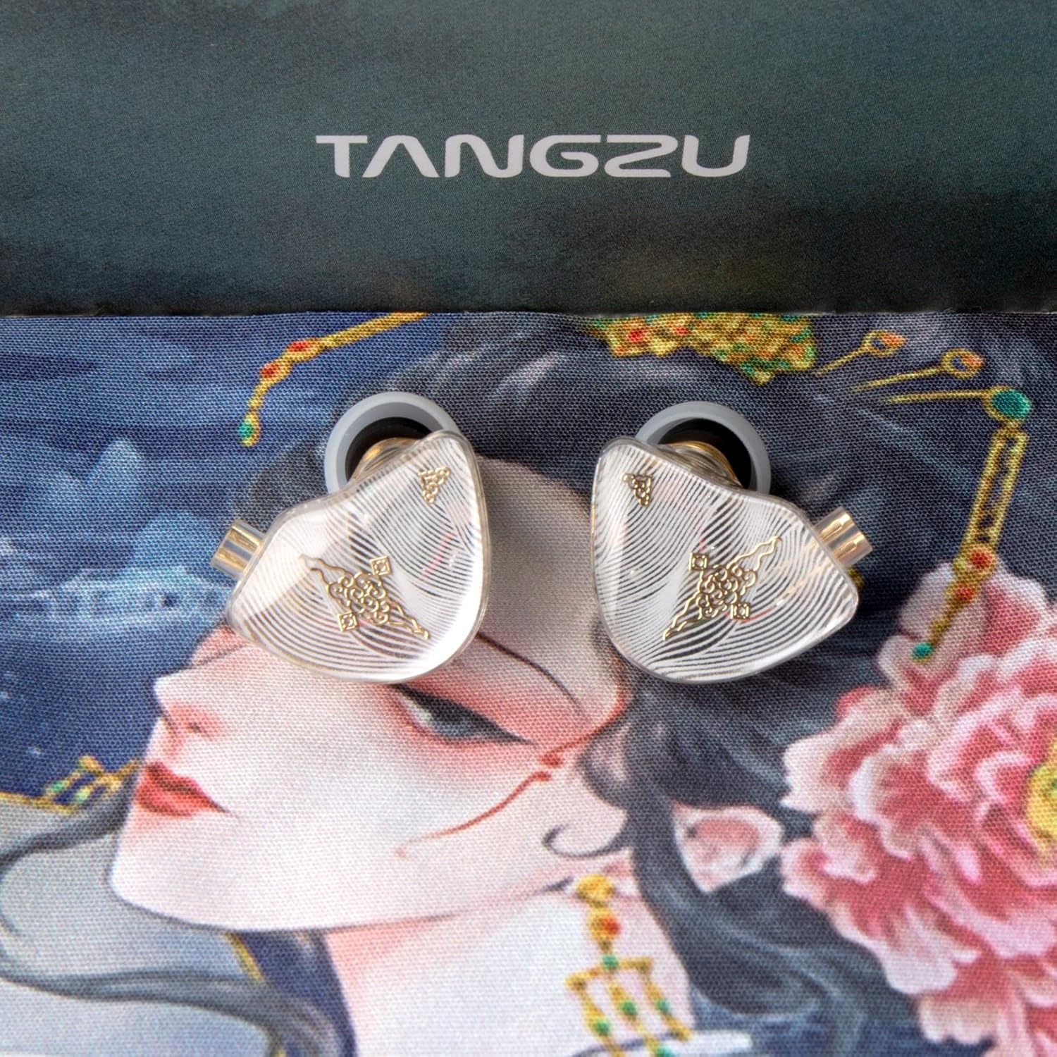 TANGZU Wan er S.G – Auriculares intrauditivos con cable HiFi iem para músico audiófilo de 0.394 in con controlador dinámico de 0.394 pulgadas (0.394