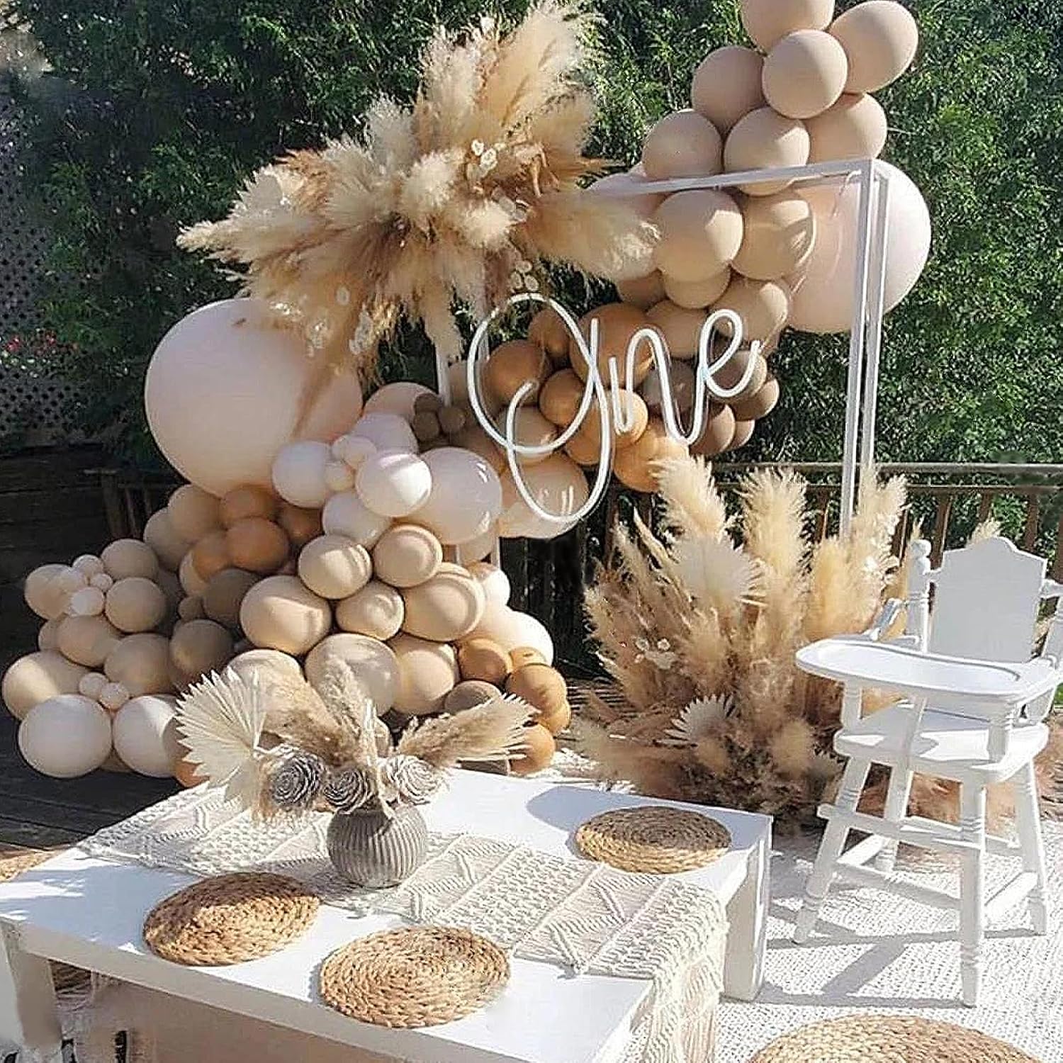 Tan Balloons Double Stuffed Nude Brown Balloons Garland Apricot Balloons Different Sizes Neutral Balloon Arch Kit for Teddy Bear Baby Showers