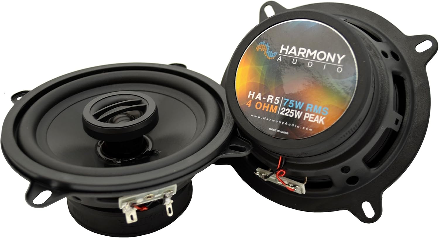 Harmony Audio R65 compatible con Kia Sportage 2011-2020 Kit de audio de repuesto de altavoz delantero y trasero para automóvil con arnés