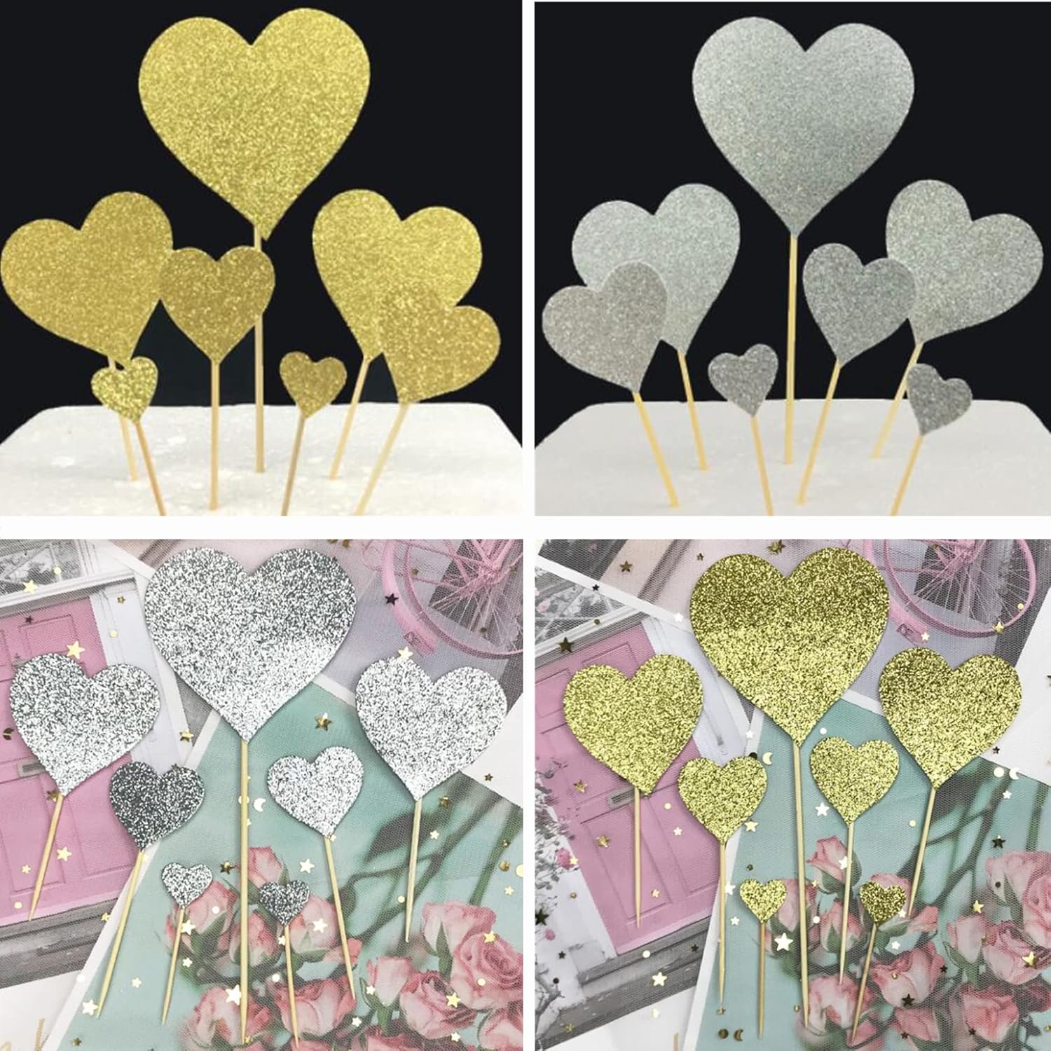 20 hojas de cartulina con purpurina morada, papel brillante A4 de 8.82 ozm para hacer tarjetas, invitaciones, manualidades de papel, decoración de