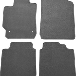 IKON MOTORSPORTS, Alfombrillas compatibles con Toyota Camry 2007-2011, alfombra de nailon grisgris delantera y trasera, juego de 4 piezas, 2008 2009 IKON MOTORSPORTS, Alfombrillas compatibles con Toyota Camry 2007-2011, alfombra de nailon grisgris delantera y trasera, juego de 4 piezas, 2008 2009