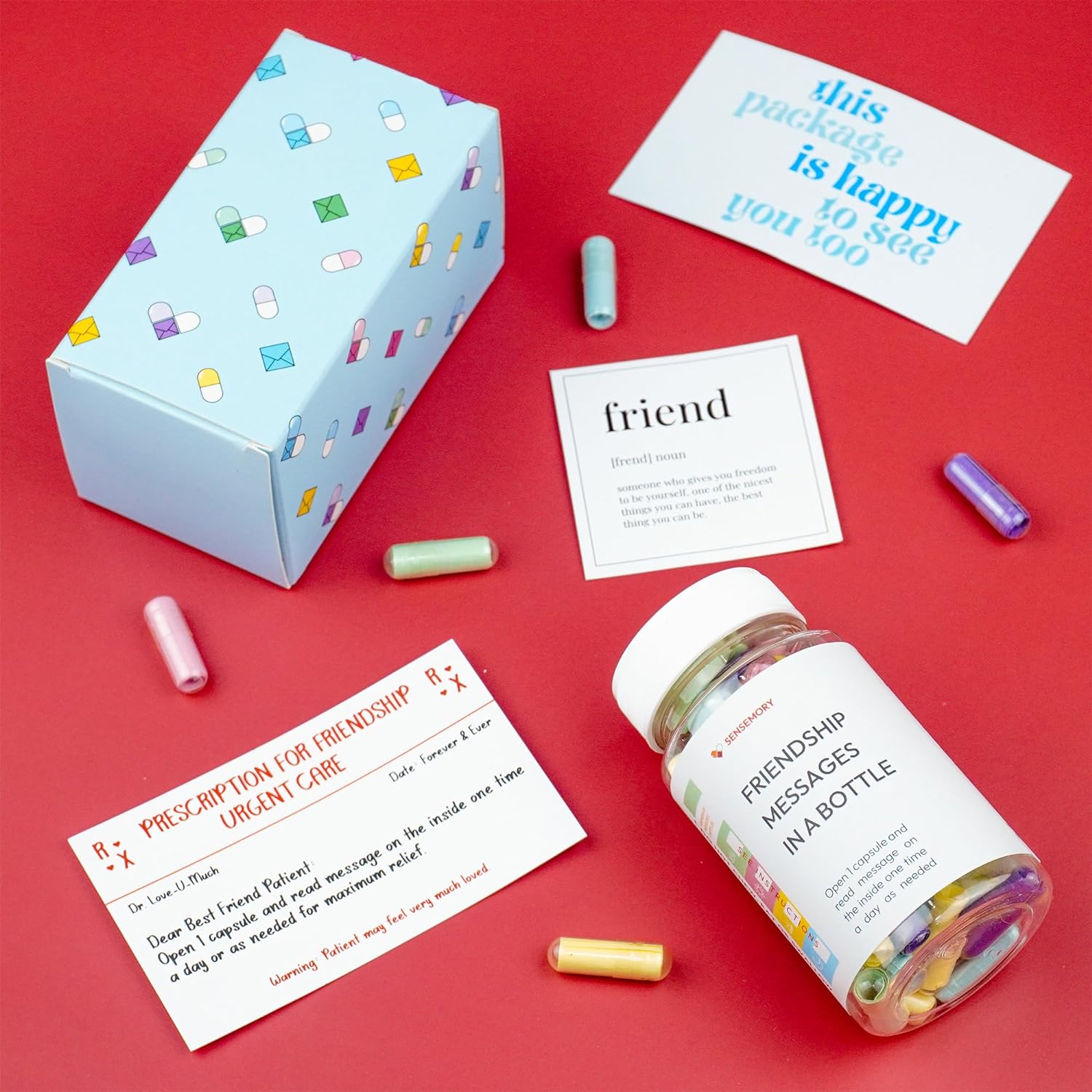 50 mensajes de letras en una botella en cápsula de fraternidad  Regalos de cumpleaños para mejores amigas para mujeres, mejores amigas, hermanas,
