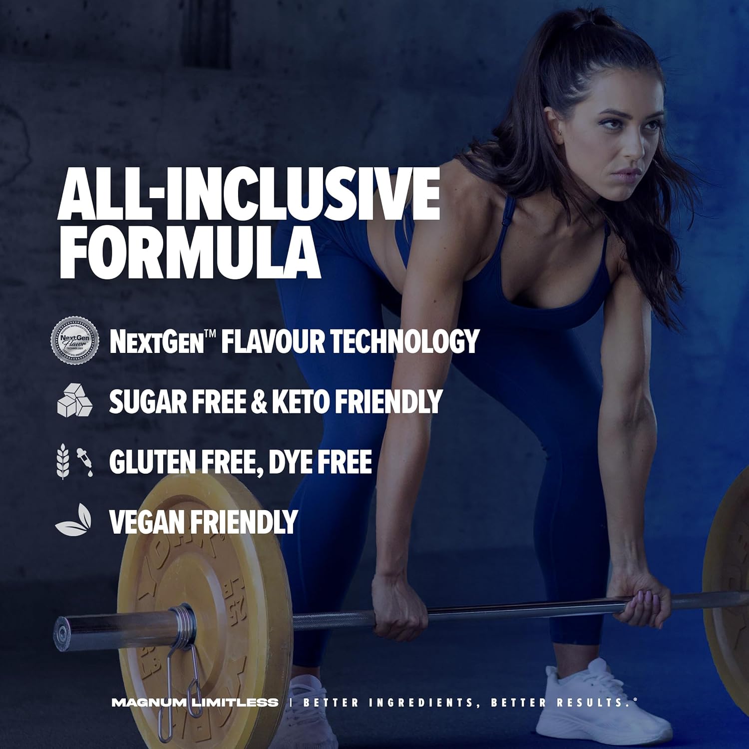 LIMITLESS Magnum 17.78 oz – Polvo de entrenamiento muscular, preentrenamiento deportivo para hombres y mujeres, puede ayudar y apoyar a aumentar la