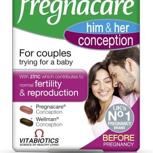 Vitabiotics – Pregnacare – His & Her Conception – 2×30 Tablets Vitabiotics – Pregnacare – His & Her Conception – 2×30 Tablets