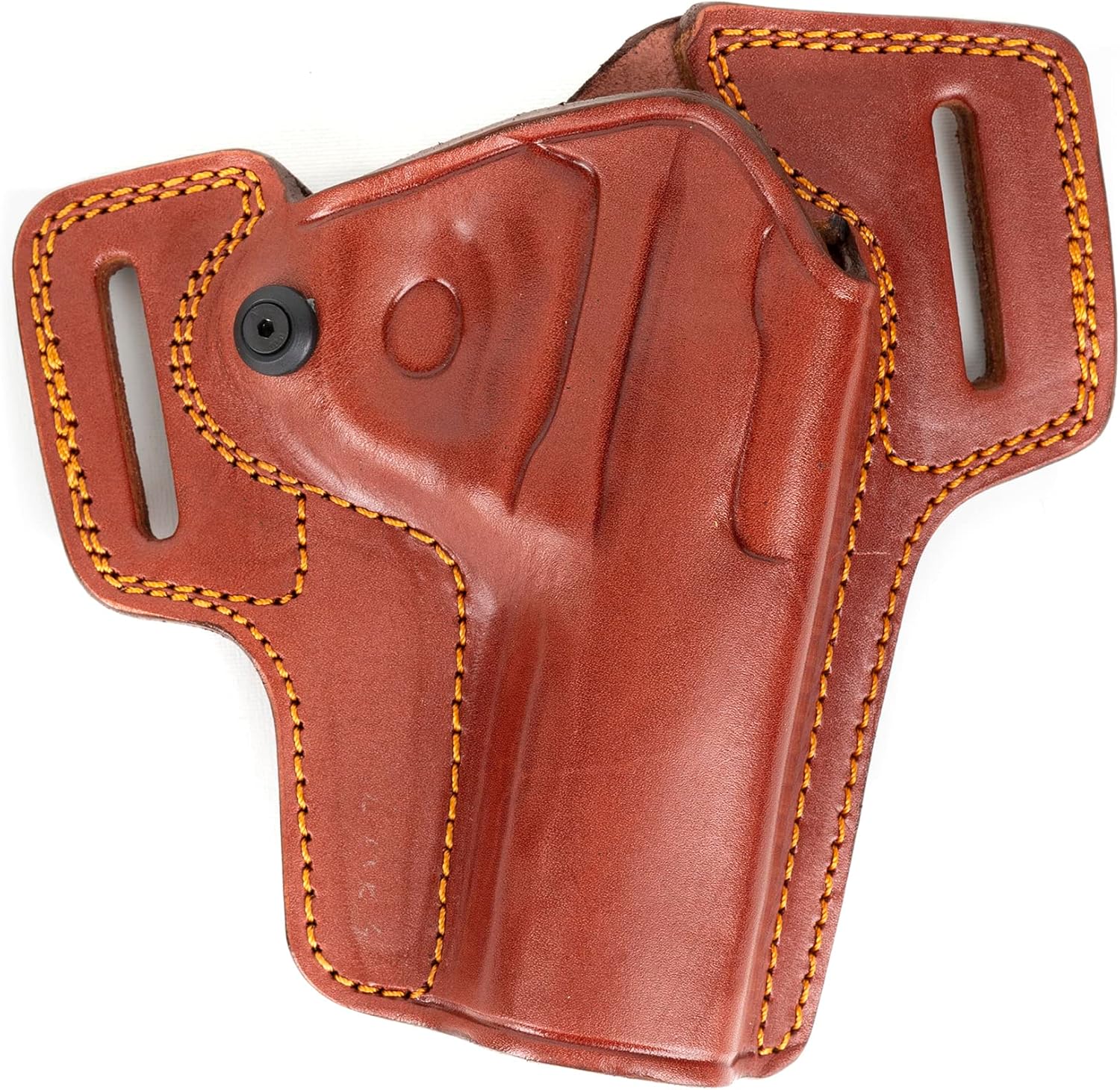 Para Ruger Mark IV Lite 2245 Combat Master Owb Funda de cuero para pistola de cinturón