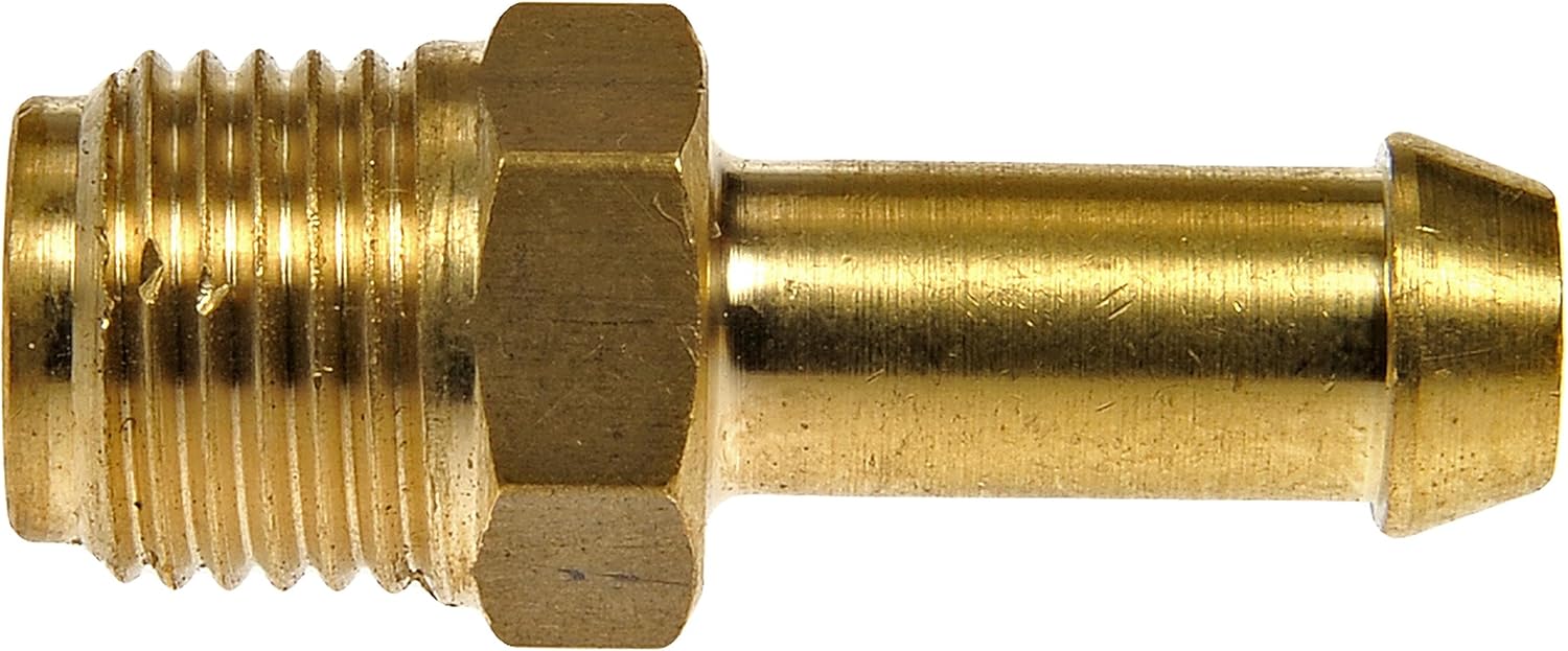 Dorman 785-400 Manguera de combustible Conector macho de llamarada invertida, tubo de 14 pulgadas x 14 pulgadas