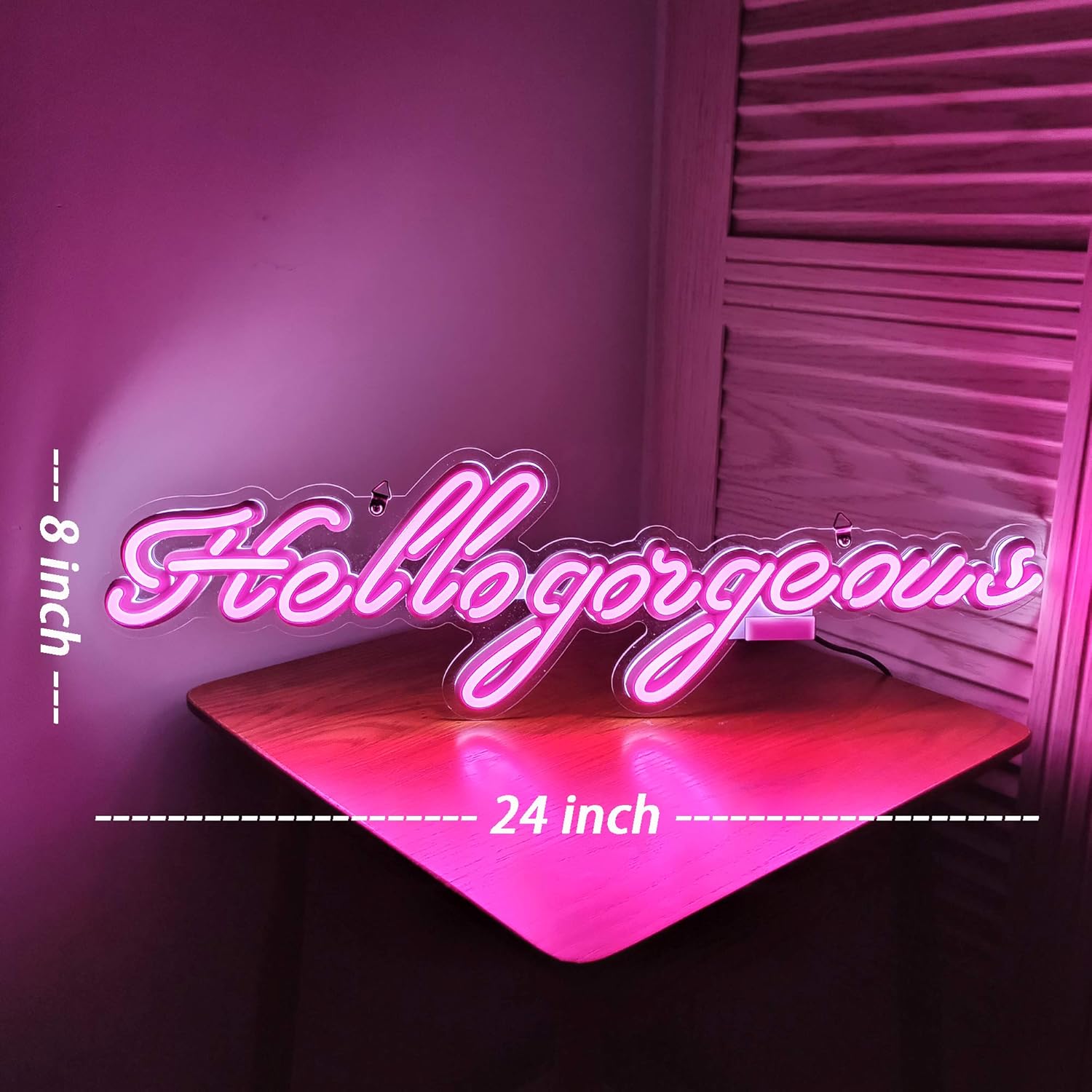 Novelty – Luces LED de pared, neón, para barra, bar de club, dormitorio, ventana, hotel, bar, cafetería, boda, fiesta de cumpleaños, regalos