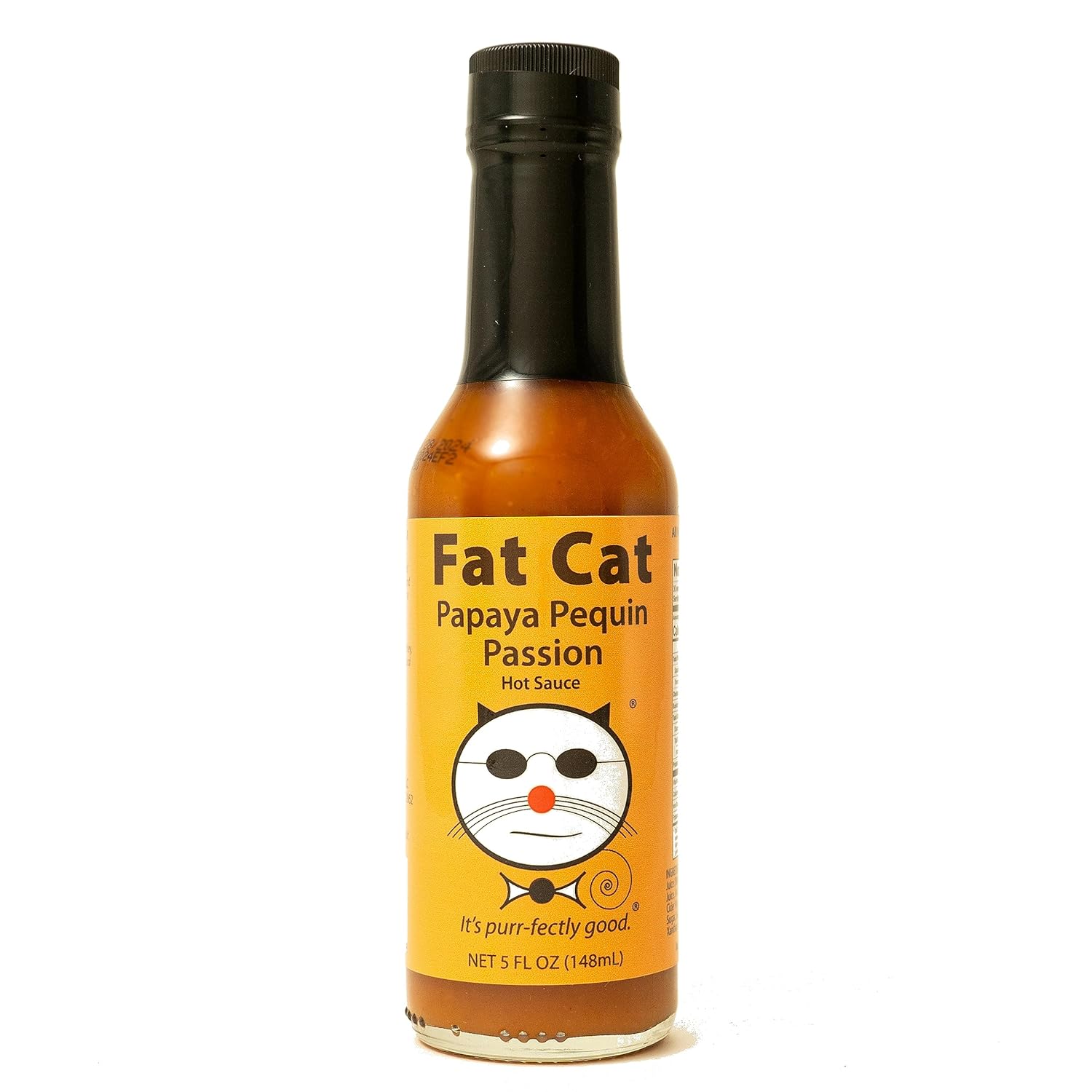 Papaya Pequin Passion Salsa picante natural de Fat Cat Gourmet  Salsa de frutas inspirada en el Caribe para mariscos, verduras, cerdo, aves de