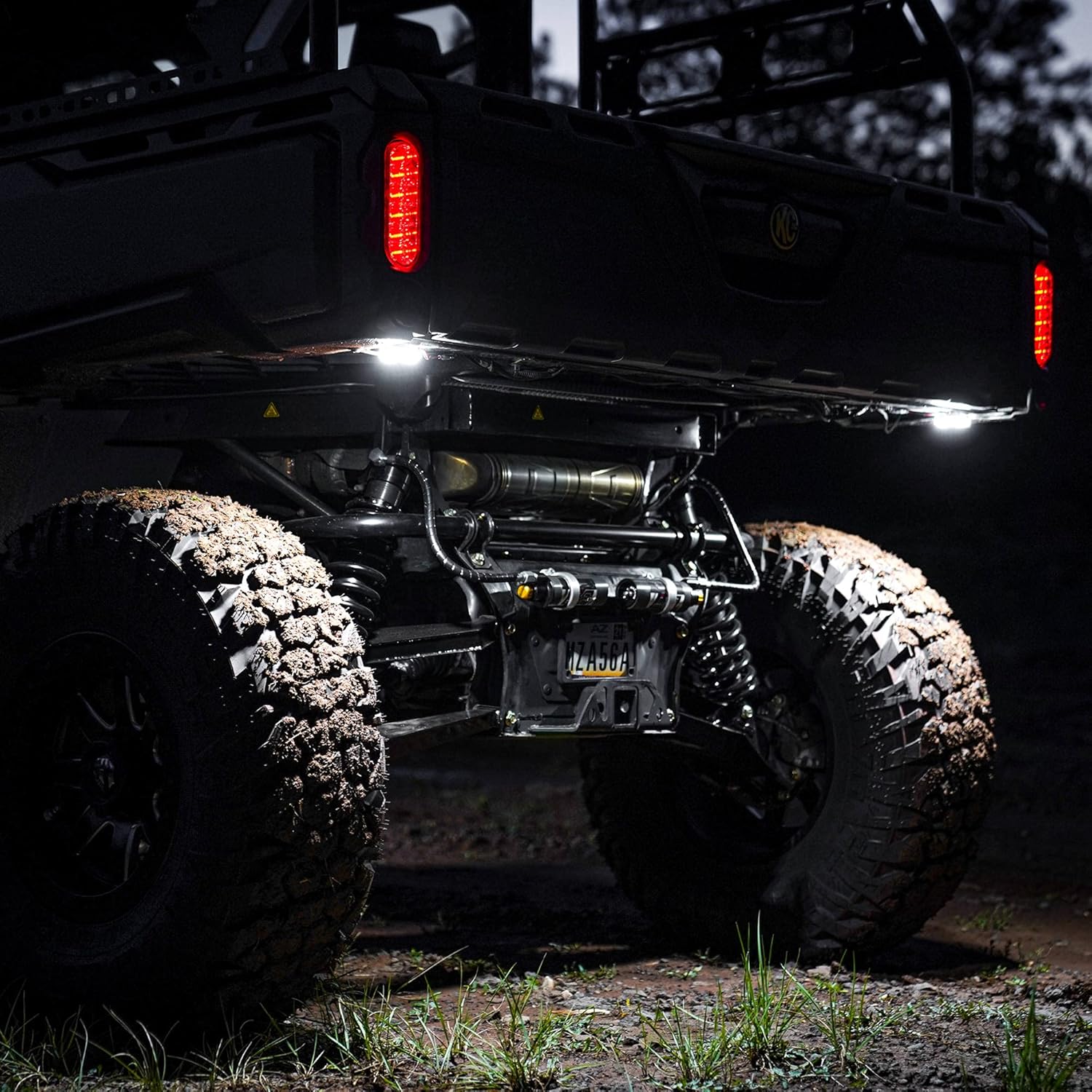 KC HiLiTES Cyclone V2 LED – Luz única – Lente transparente – Haz de inundación de 5 W