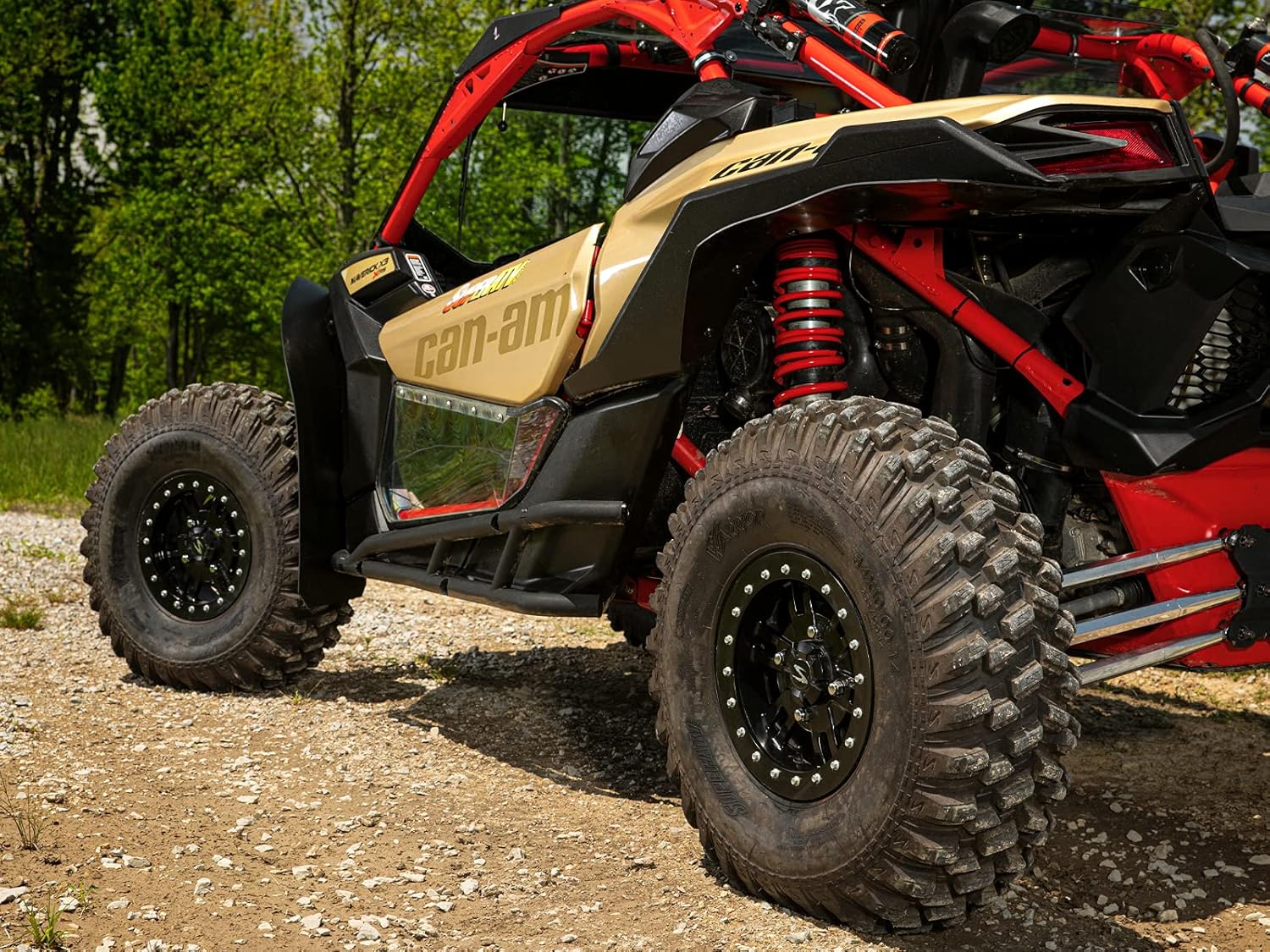 SuperATV Guardabarros para 2018 Can Am Maverick (ver lista completa de ajustes)  Durabilidad extrema  Protege contra rocas, suciedad, arena y barro