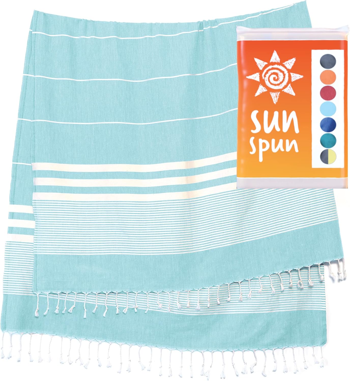 Toalla turca de playa, 39 x 71 pulgadas, extra grande, de secado rápido, toalla turca de algodón de gran tamaño y manta para adultos, toallas de