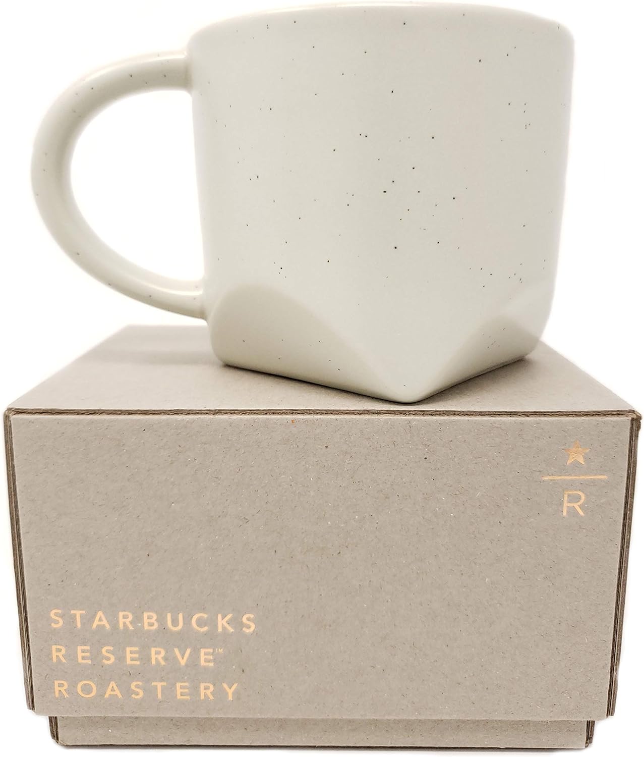 Starbucks Reserve Roastery Seattle – Taza biselada (12 onzas) (blanco)