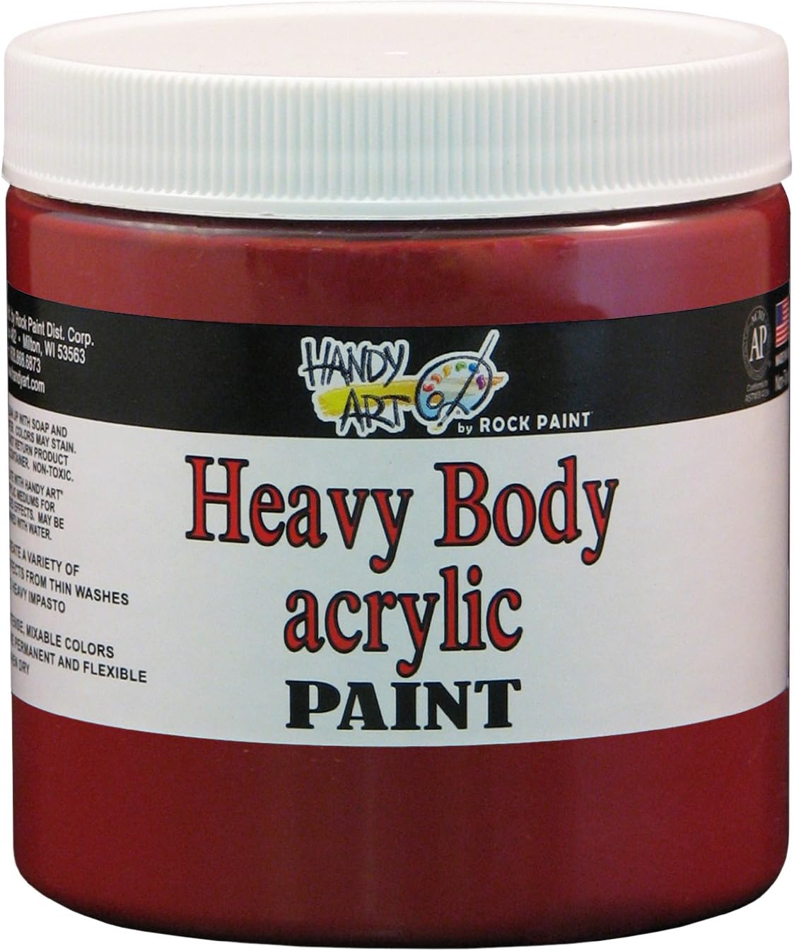 Handy Art Nu Master – Pintura acrílica de cuerpo pesado, 8 onzas, carmesí Alizarin