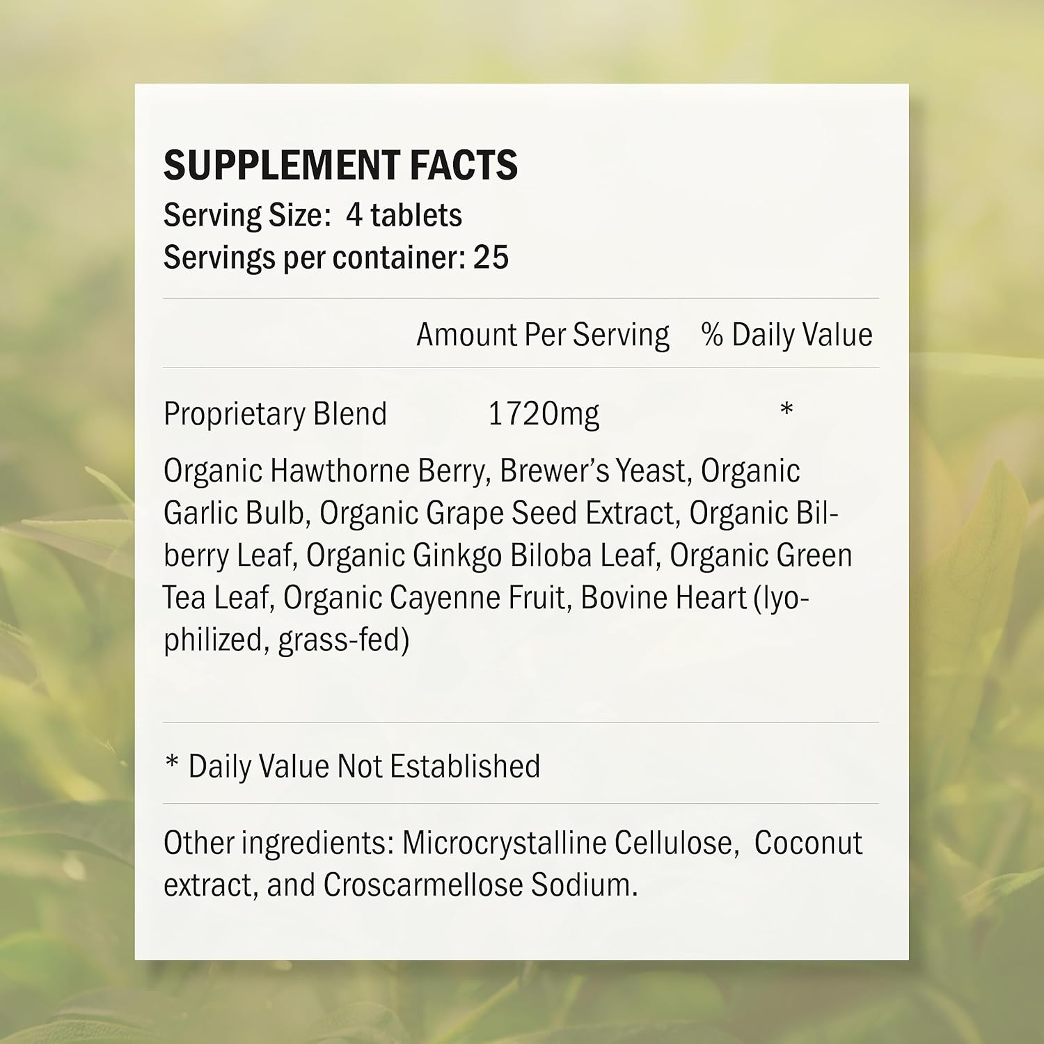 NutriPlex Cardio Food