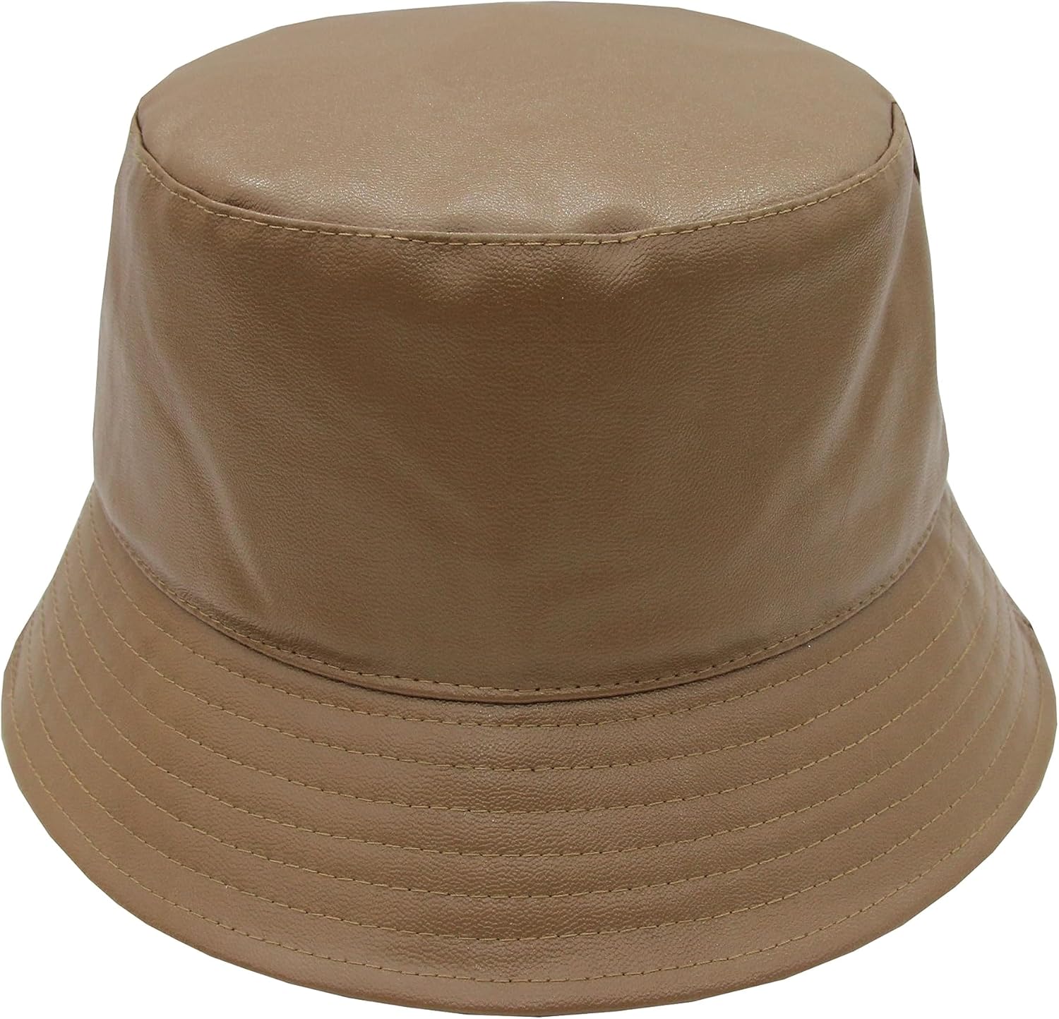 Sombrero de pescador unisex de piel sintética para mujer, impermeable, sombrero de lluvia de ala ancha, sombrero de sol de pescador para hombres y