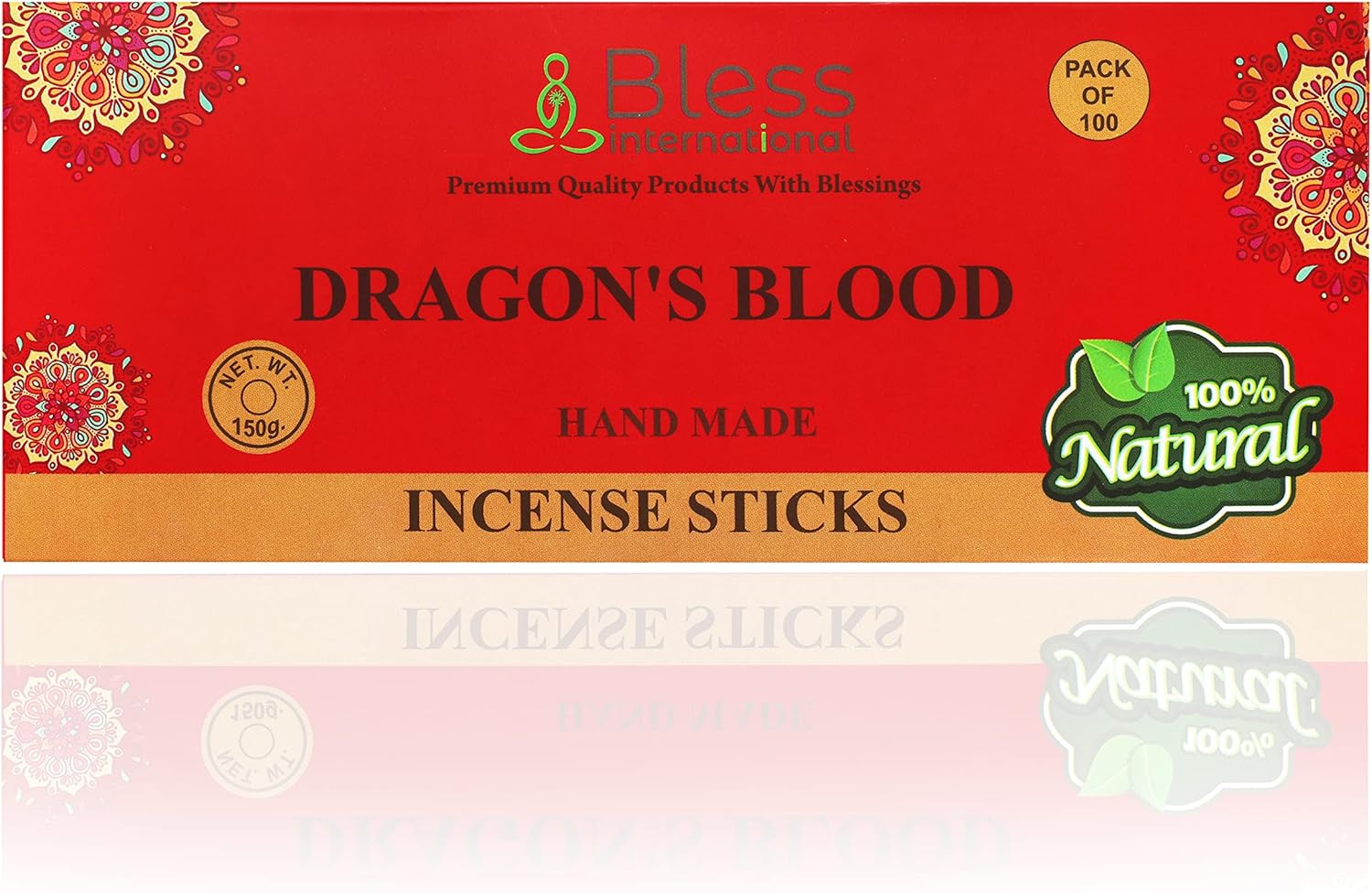 Bless-Dragons-Varillas de incienso de sangre, 100% natural, hechas a mano, sumergidas a mano, orgánicas, sin productos químicos para purificación,