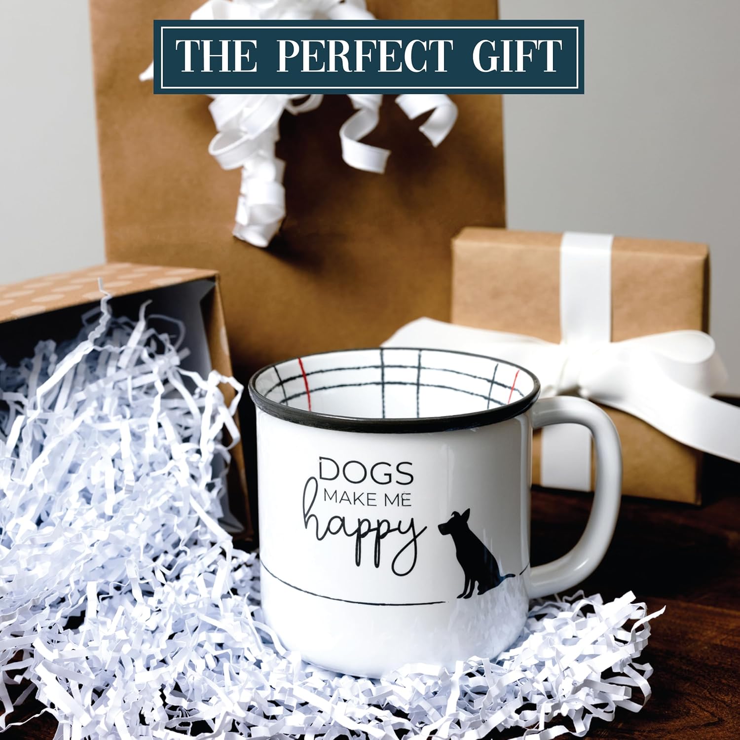 Pavilion – Taza de café de 18 onzas con diseño de perros K-9, regalo para amantes de los perros, regalo de rescate para mascotas, mamá y papá