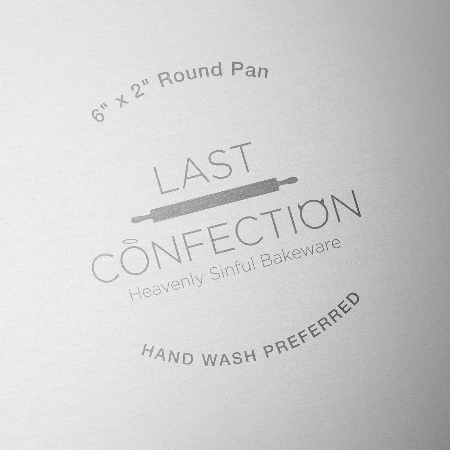 Last Confection Molde Redondo de Aluminio para Pastel Utensilios Profesionales para Hornear (varios tamaños), Plateado