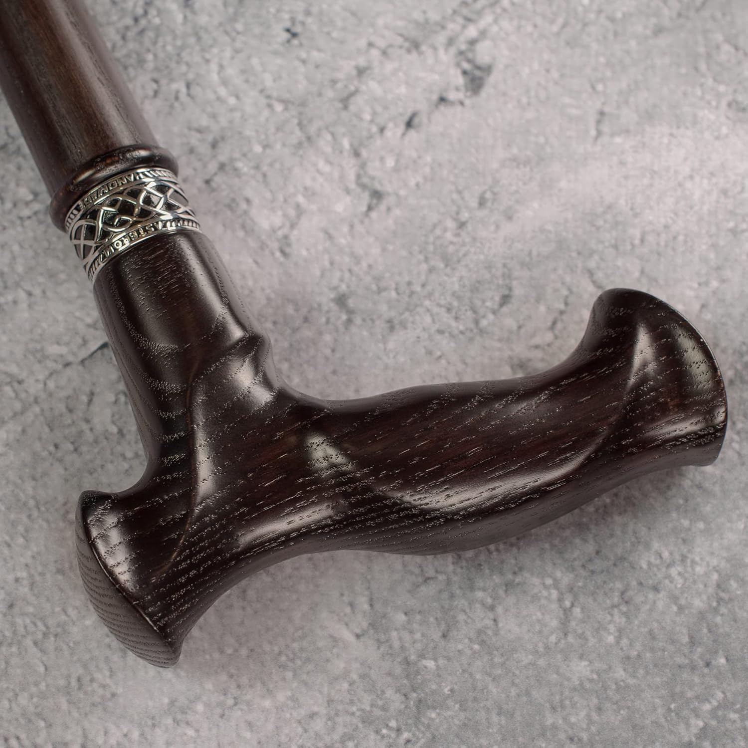 Asterom Bastón de caminar para hombres y mujeres, hecho a mano, ergonómico, resistente, bastones de madera para personas mayores, bastones fríos