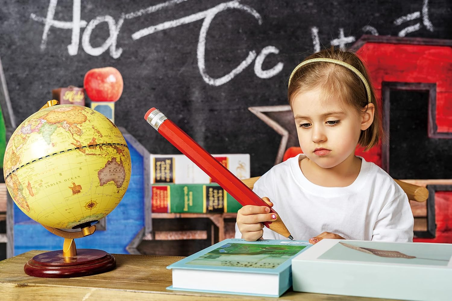 Kate Fondos de regreso a clases de 7 x 5 pies para aula, niños, jardín de infantes, fondo de fotos, accesorios de estudio para estudiantes