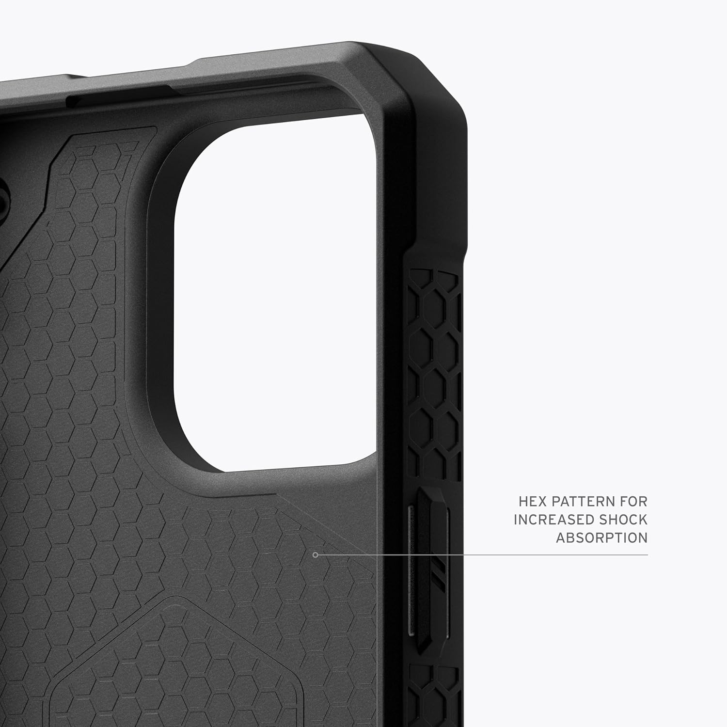 URBAN ARMOR GEAR UAG – Funda compatible con iPhone 15 Pro Max de 6.7 pulgadas, Monarch Pro plateado, imán integrado compatible con carga MagSafe,