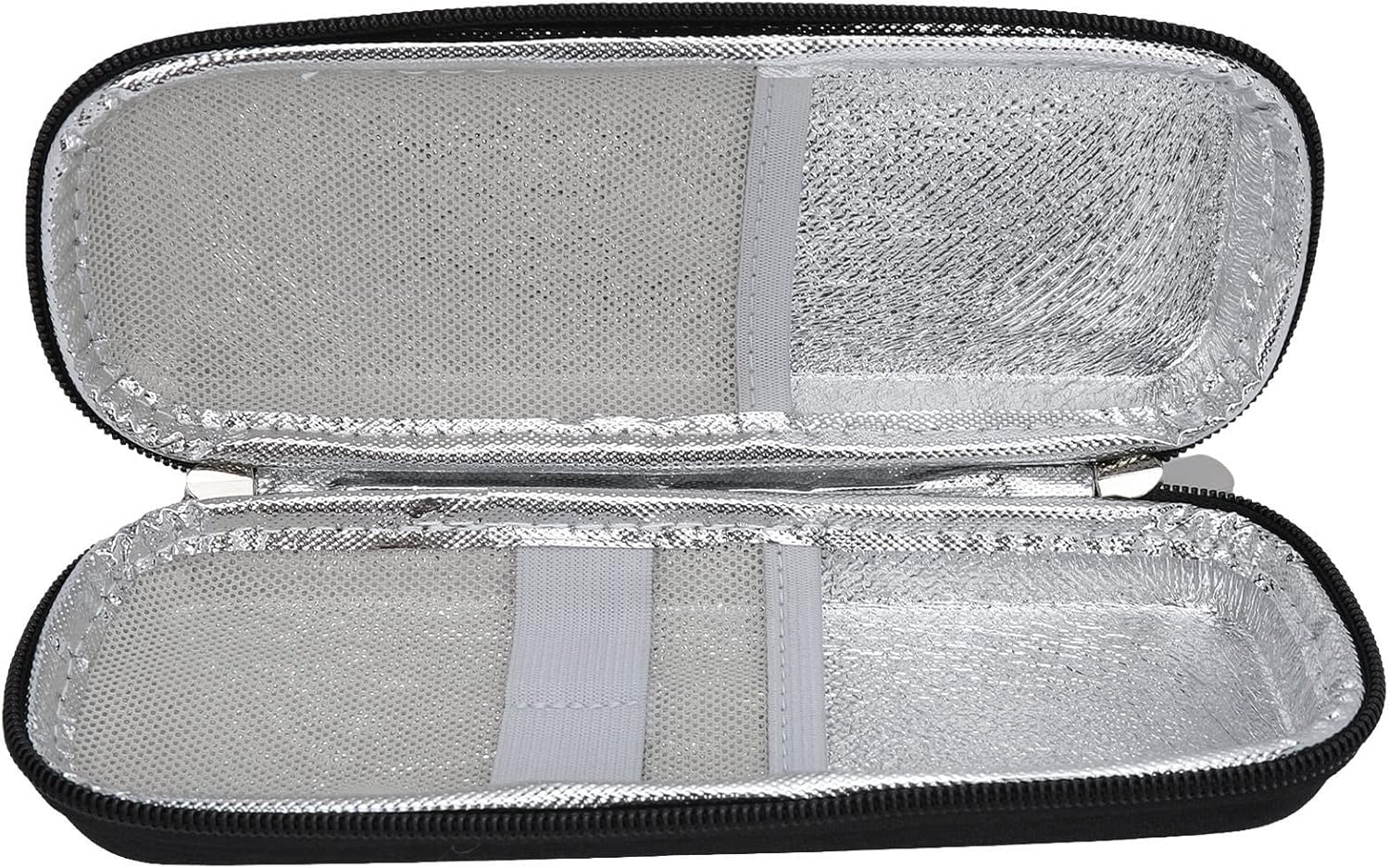 Estuche de viaje para enfriador de insulina, simple y portátil, diseño de cremallera para almacenar bolígrafo de insulina y suministros de insulina,