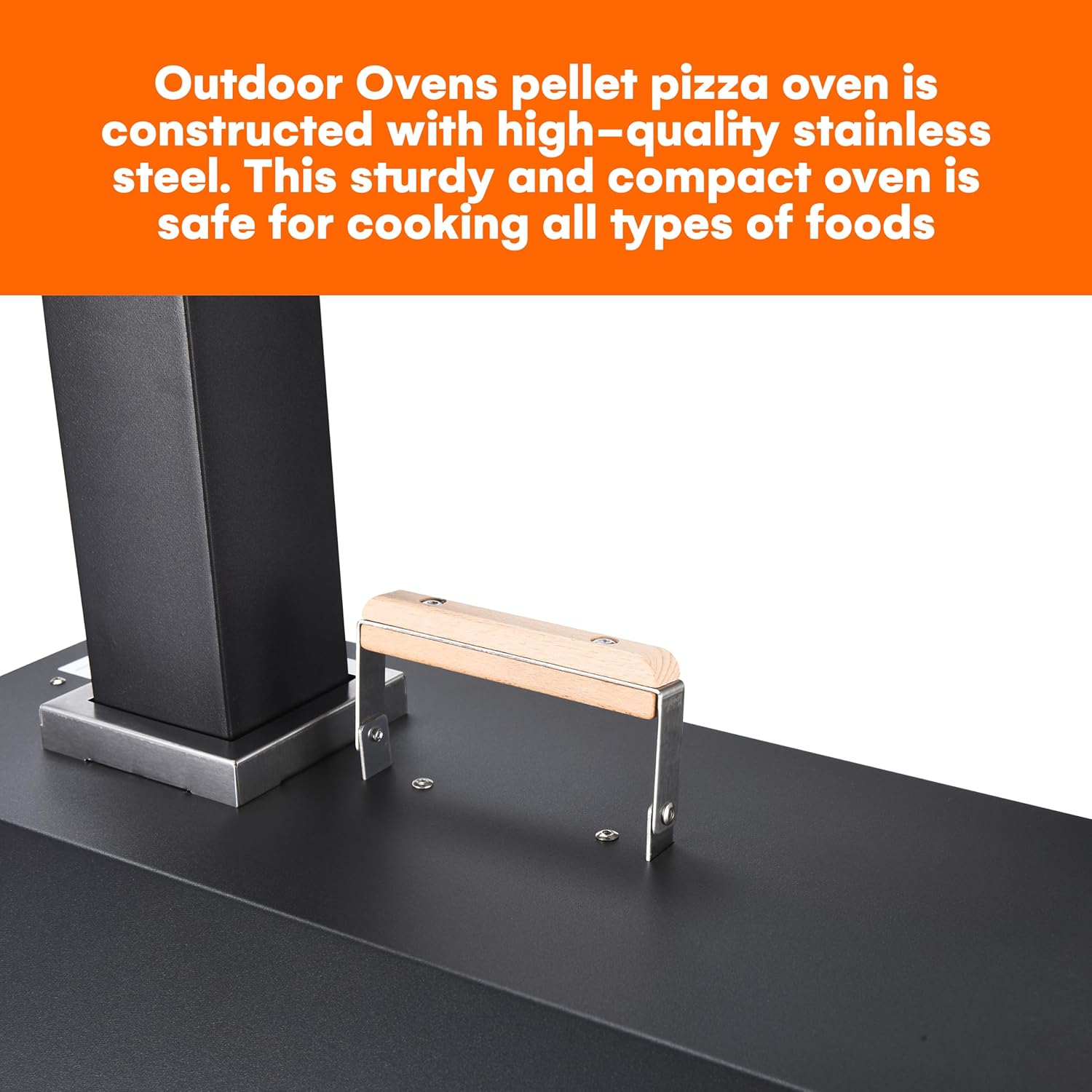 Zorestar Horno de pizza al aire libre – Horno de pizza ligero de acero inoxidable – Máquina de pizza portátil ideal para cocina al aire libre o