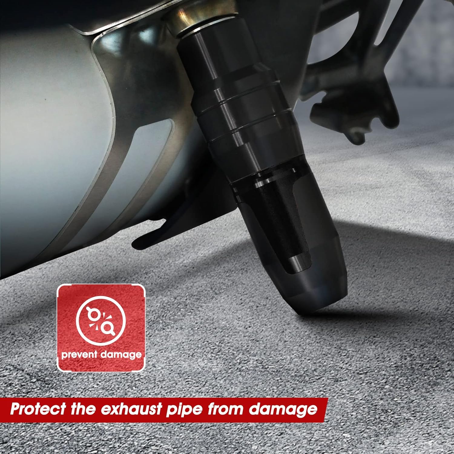 Universal motocicleta anti caída tubo de escape barra de protección CNC marco de aluminio deslizante para GSXR 125 250 300 600 750 1000 CBR 500 125