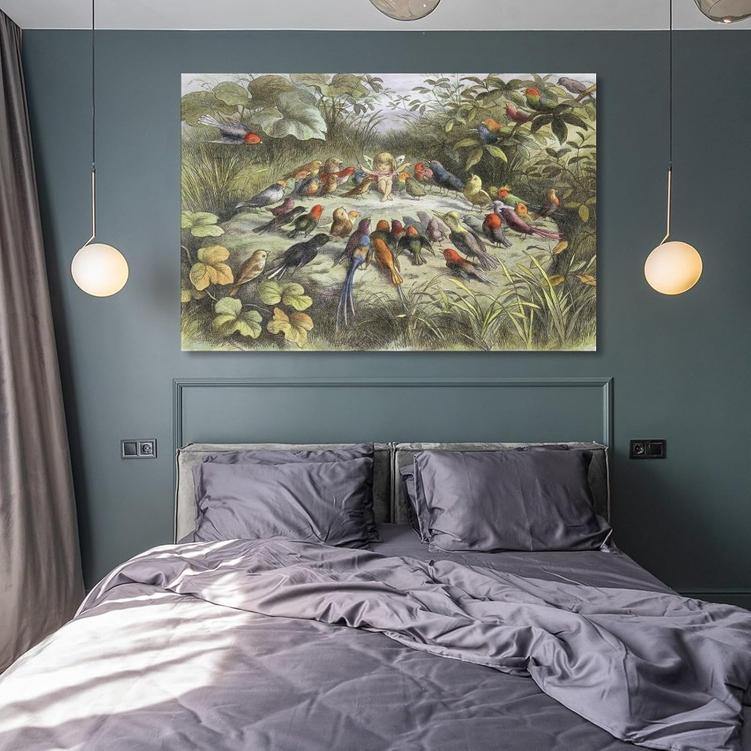 Richard Doyle, Un ensayo en tierra de hadas, dibujo de ilustraciones, impresiones artísticas, arte vintage, lienzo de arte para pared, póster de
