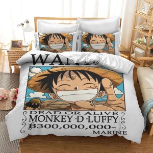 Juego de ropa de cama de 3 piezas para niños, juego de edredón de anime tamaño individual y Queen de 90 x 90 pulgadas, divertido y lindo juego de Juego de ropa de cama de 3 piezas para niños, juego de edredón de anime tamaño individual y Queen de 90 x 90 pulgadas, divertido y lindo juego de
